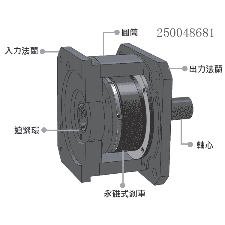 永磁式剎車組合體，永磁制動器組合體